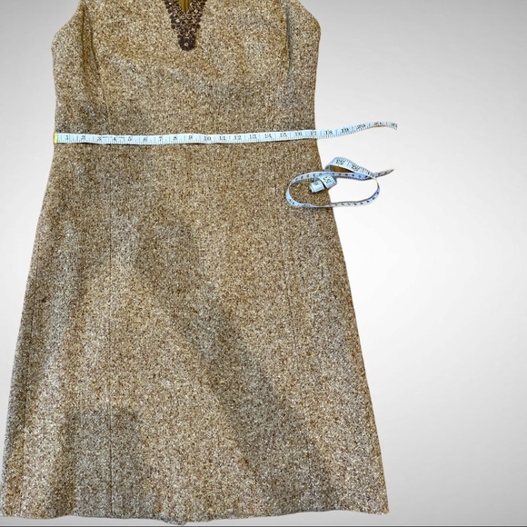 Vintage WORTH New York Wool & Silk Dress -12 - Picture 13 of 15